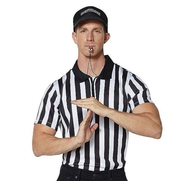 NEW Spirit Halloween Men’s Referee Costume Size Large - Picture 1 of 3